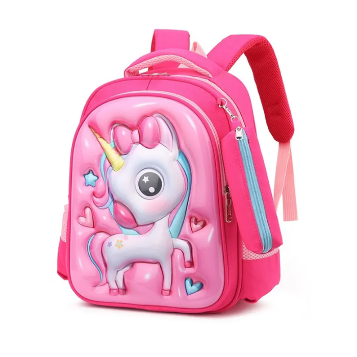 My Melody 3D Primary School Students Cartoon Schoolbag Students 3-piece Set Kids Backpack Pen Bag Lunch Bag