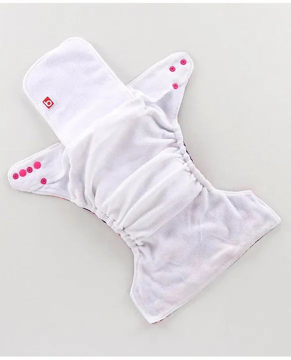 Washable Reusable Diaper With 1 Absorbent Pad