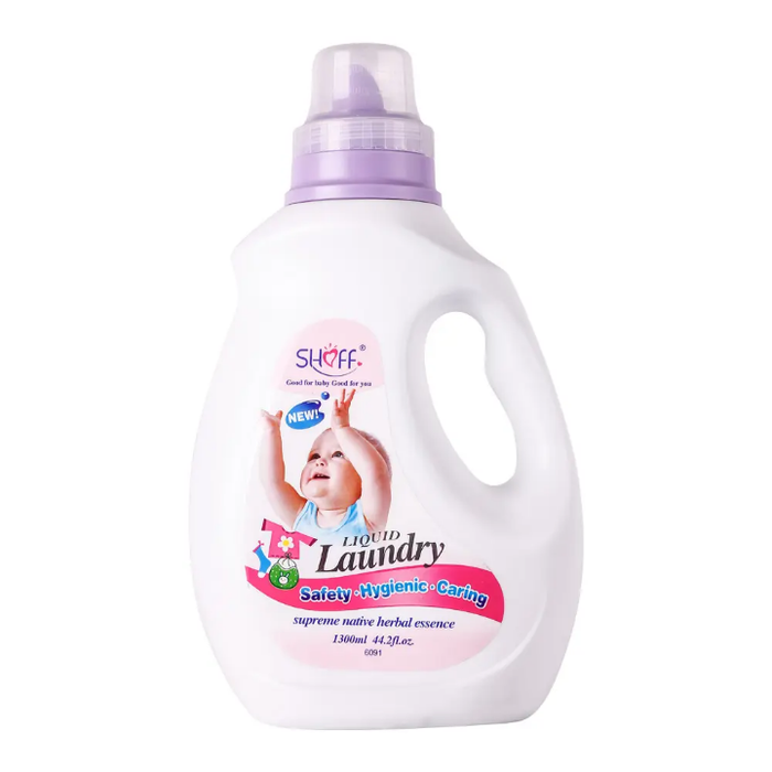 SHOFF Baby Liquid Laundry Detergent Soap, Natural for Newborn, or Infant Unscented and Hypoallergenic for Sensitive Skin