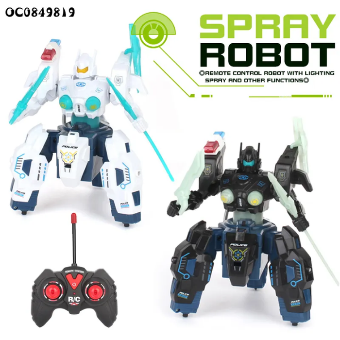 Large Remote Control Robot Toy for Kids - RC Robot with 10 Functions: Shoots Darts, Walks, Talks, and Dances