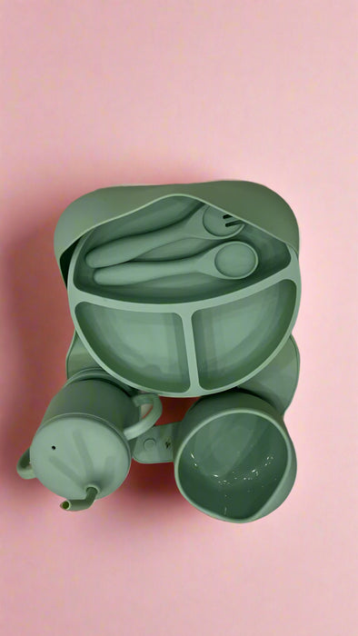 9pc Silicone Feeding Set