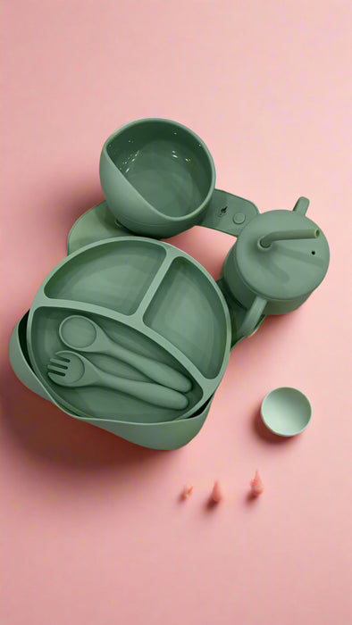 9pc Silicone Feeding Set