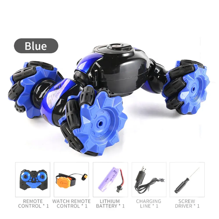 2.4G Four-wheel Drive Twisting Stunt One-button Deformation Function, 360-degree Rotation Function RC Car