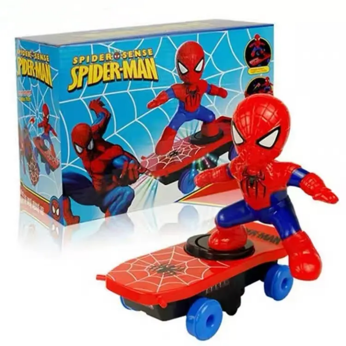 Hot Sell Spider-man Scooter Relaxed and Interesting Toy Flip Acrobatics