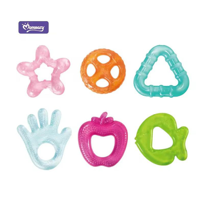 7 Styles Silicone Baby Teether Toy EVA Gel Filled Teether Infant Teething Toy