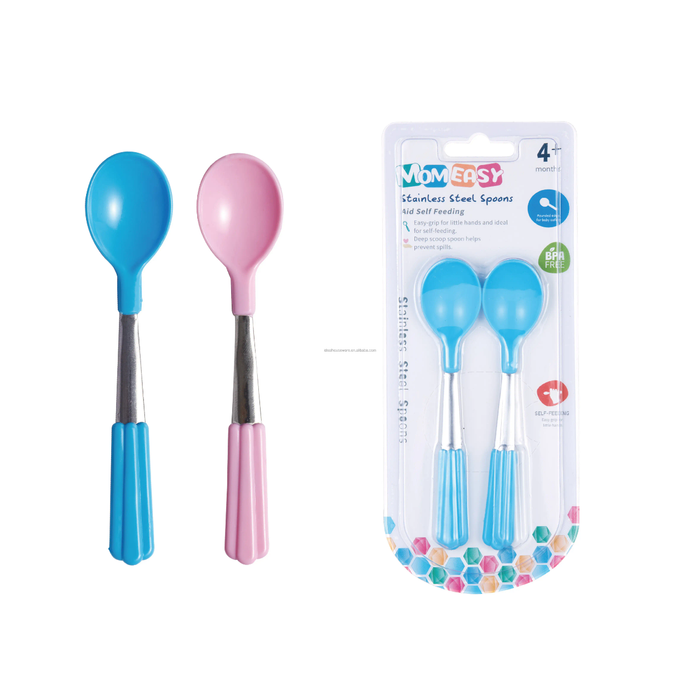 Stainless Steel Baby Spoon Baby Feeding Set