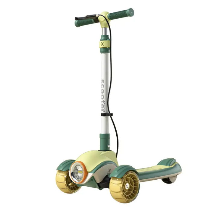 LED Headlight Unisex Ride on toy plastic battery operated scooter ride on kid s2-4 years old