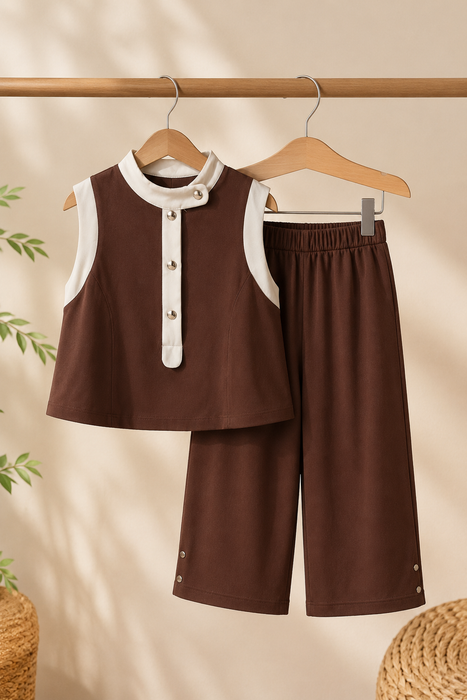 Sleeveless 2pc Trouser
