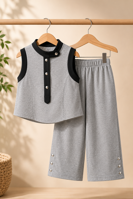 Sleeveless 2pc Trouser