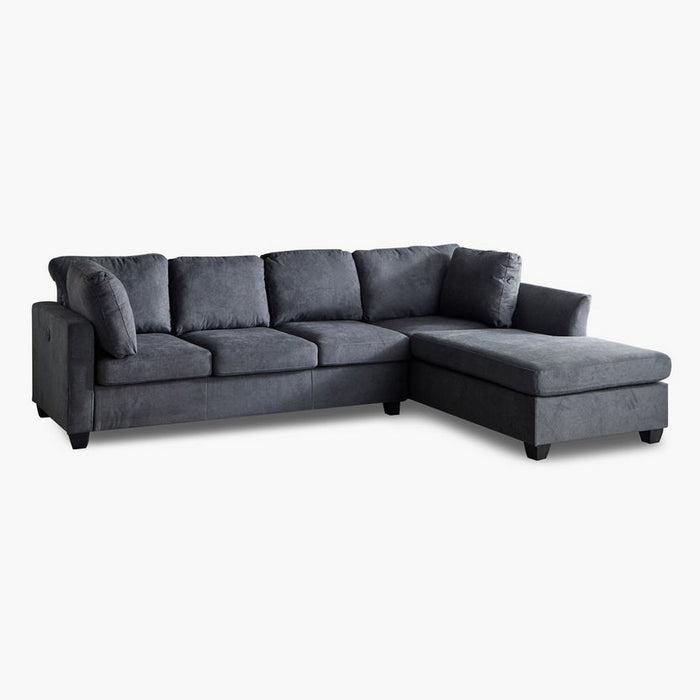 4-Seater Reversible Corner Fabric Sofa