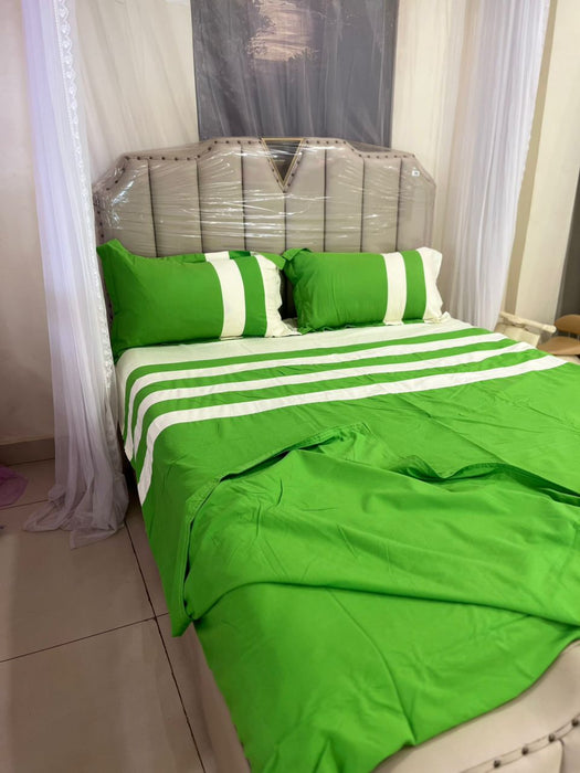 4pc Strip Duvet Set