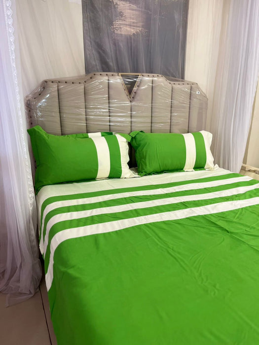 4pc Strip Duvet Set