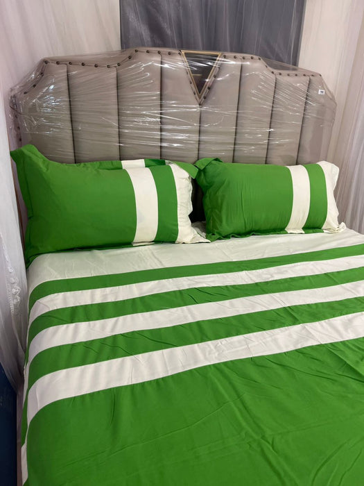 4pc Strip Duvet Set