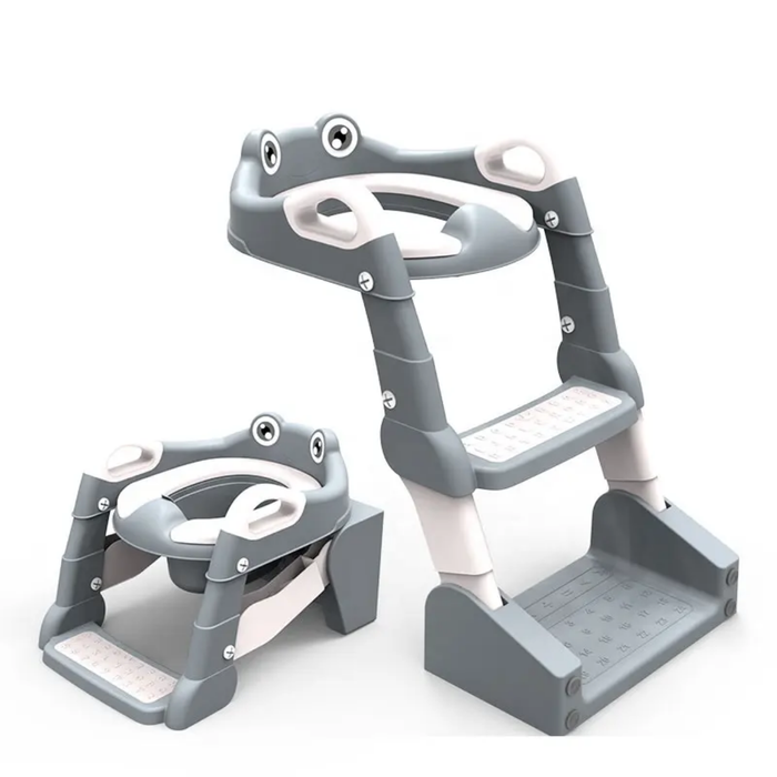 Non-slip Wide Step 3-in-1 Safe Portable Foldable Toddle Baby Toilet Potty Kids Potty Training Seat