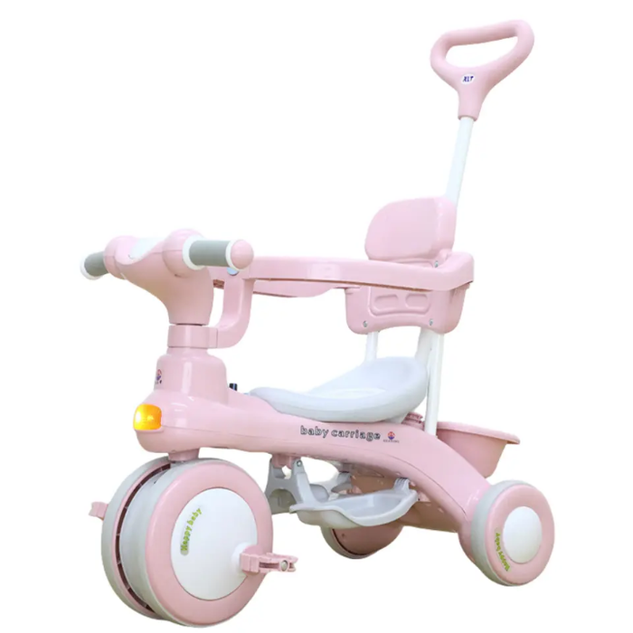 2025 Factory Price Kids Tricycle 1-6 Year Old Multifunctional and Lightweight with Pedals Antiskid Wheels Kids Tricycle