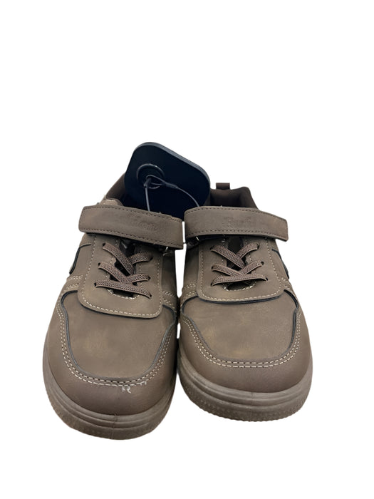 Friboo-Leather Trainers- Khaki