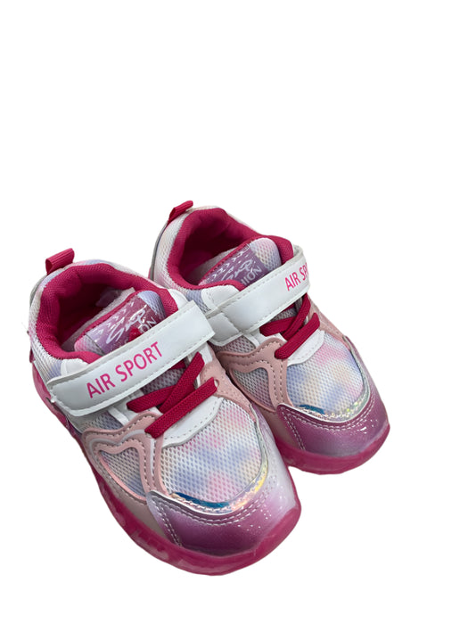 Running Princess Flashing Light up Led Beautiful Pink Dress Children Sport Girls Baby Kids Shoes Hot Selling Designers Casual PU