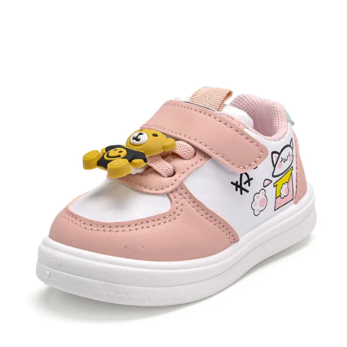 Children Cricket Shoes Autumn New Baby Walking Shoes Boys and Girls Leather Baby Little White Shoes