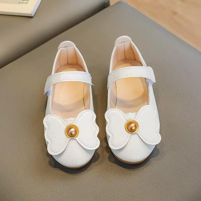 Girls Dress Shoes Spring Autumn New Princess Fashion Trend in Soft PU Leather with Soft Bottom Sock Closure for Weddings Parties