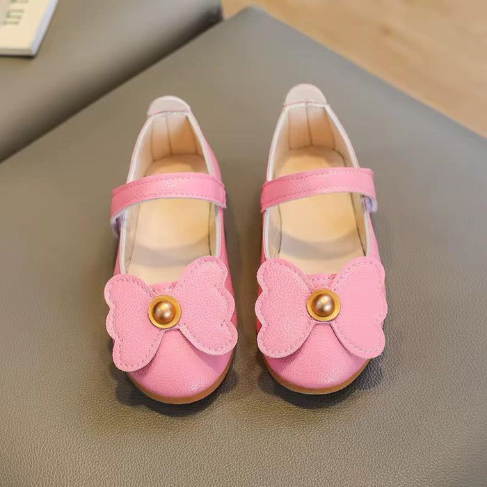 Girls Dress Shoes Spring Autumn New Princess Fashion Trend in Soft PU Leather with Soft Bottom Sock Closure for Weddings Parties