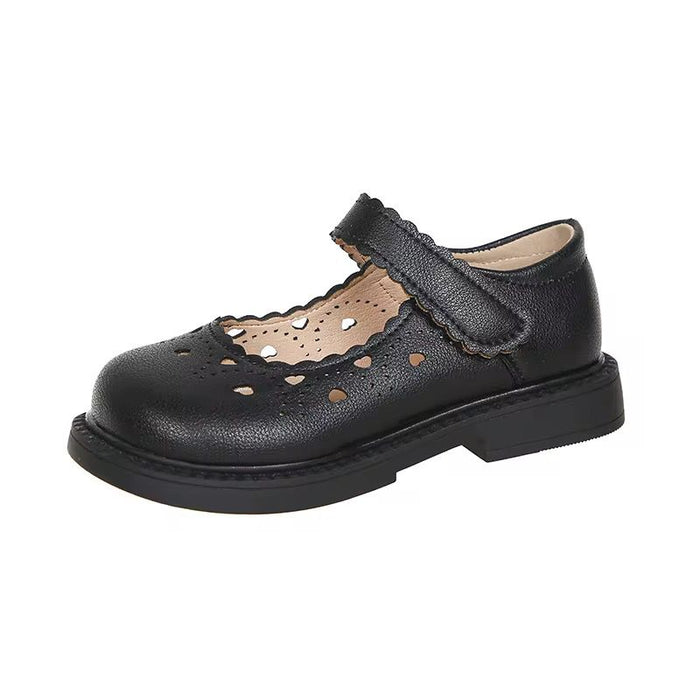 Pu Leather Bow Shoes