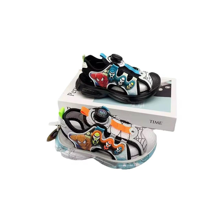 2024 New Children's Sandals Summer Film Absorbing Soft Sole Boys' Sandals Headband Rotating Button Sandals
