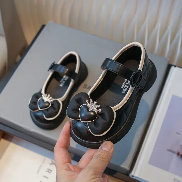 2-10 Years Old Girl Princess PU Leather Shoes Casual Shoes 2024 03