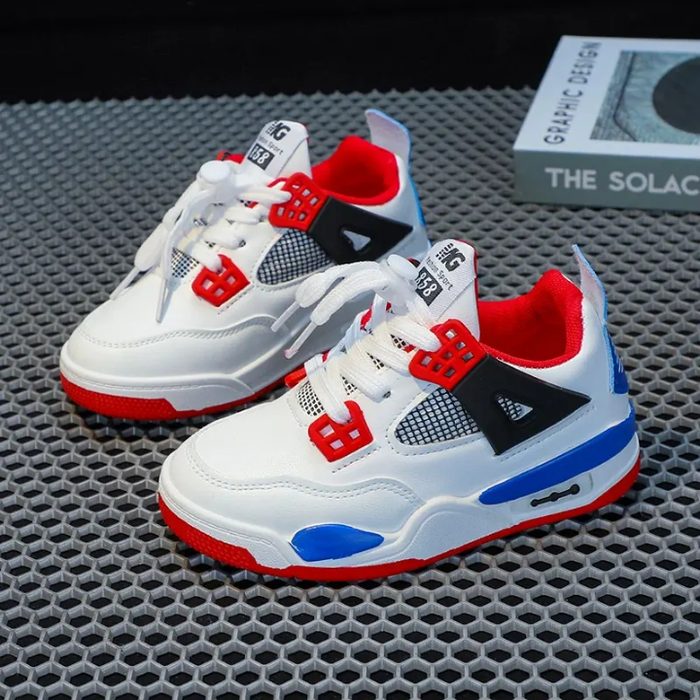 2025 new boys sneaker rubber sole casual lace up shoes sport footwear sneaker