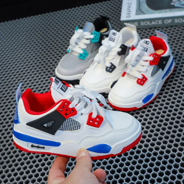2025 new boys sneaker rubber sole casual lace up shoes sport footwear sneaker