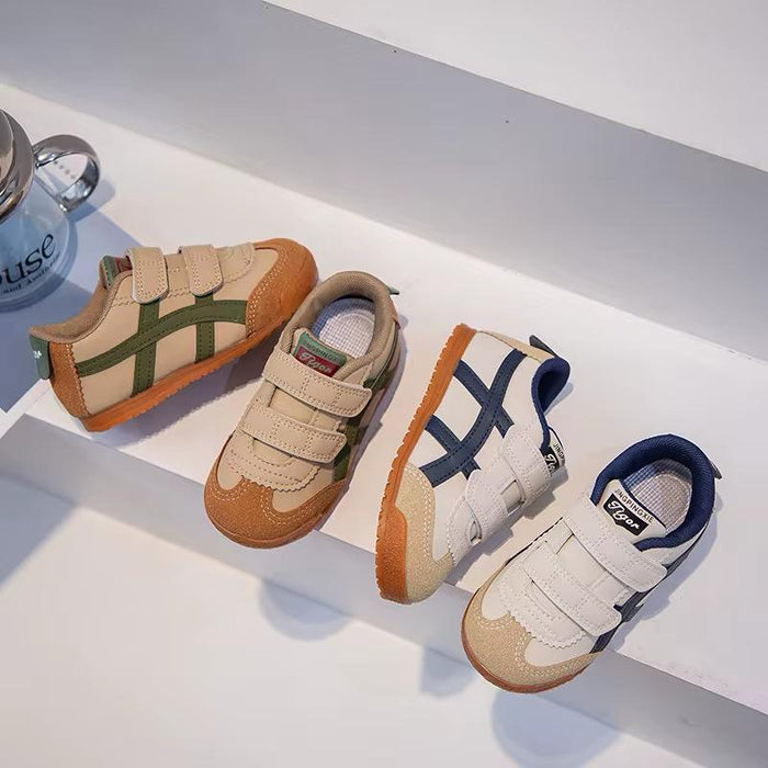 2025 New Trendy Spring Autumn Children's Sports Shoes for Boys Girls Breathable White Soft Sole Casual Trainers