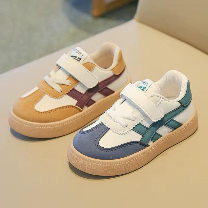 2025 New Trendy Spring Autumn Children's Sports Shoes for Boys Girls Breathable White Soft Sole Casual Trainers