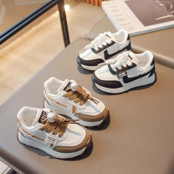 Spring New Desgin Fashionable Children's Cheap Sports Shoes Kids Girls Casual Shoes Toddler Boys Versatile White Shoes