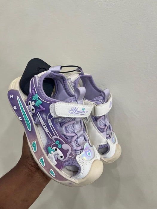 2025 New Hot Sale Summer Kids' Outdoor Sandals Non-Slip Soft Sole Princess Beach Shoes Cartoon Slippers for Girls