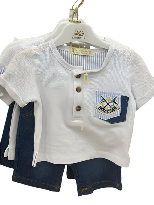 World Baby 2pc suspender