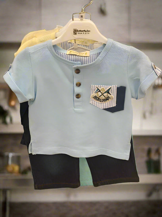 World Baby 2pc suspender