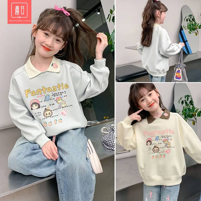 Polo Neck Sweatshirt