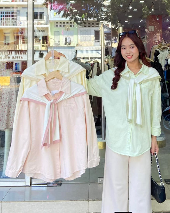 Women Shirt with Throw On