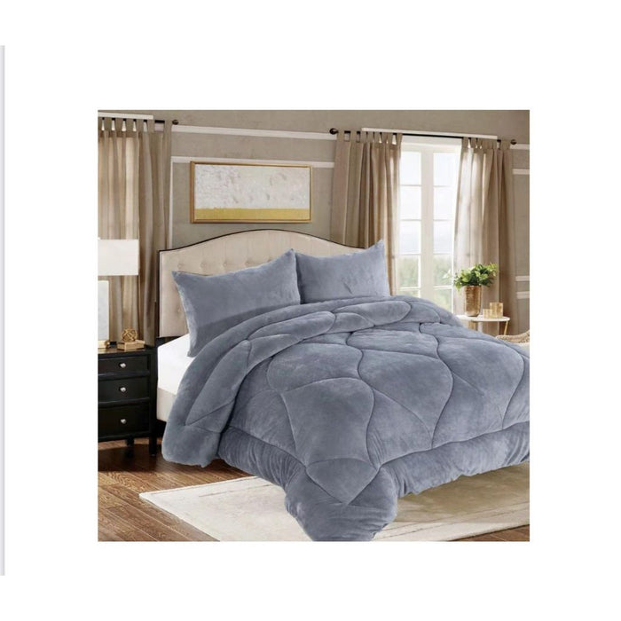 4pc Woolen Bed Cover Set