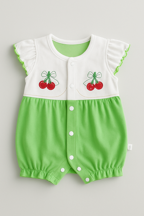 Cherry Baby Romper
