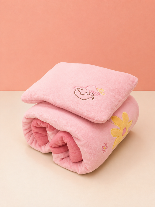 Cute Kid's Bedcover with Pillow