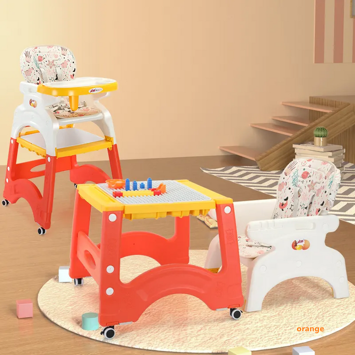 6-in-1 Baby Multi-functional Dining Chair Portable Learning Table