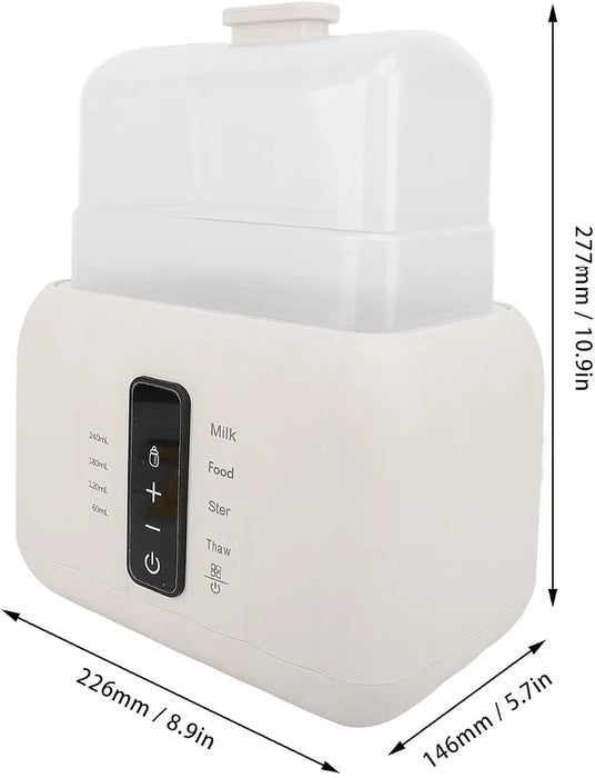 High Speed Bottle Heater Multifunctional Milk Warmer Suitable for 2 Bottles Keeps Heat 72 Hours Accurate Temperature Control Automatic Shutdown