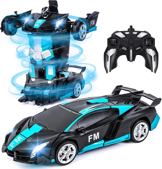 Transforming Racing Car Toys Auto Demo 360 Rotation Drifting