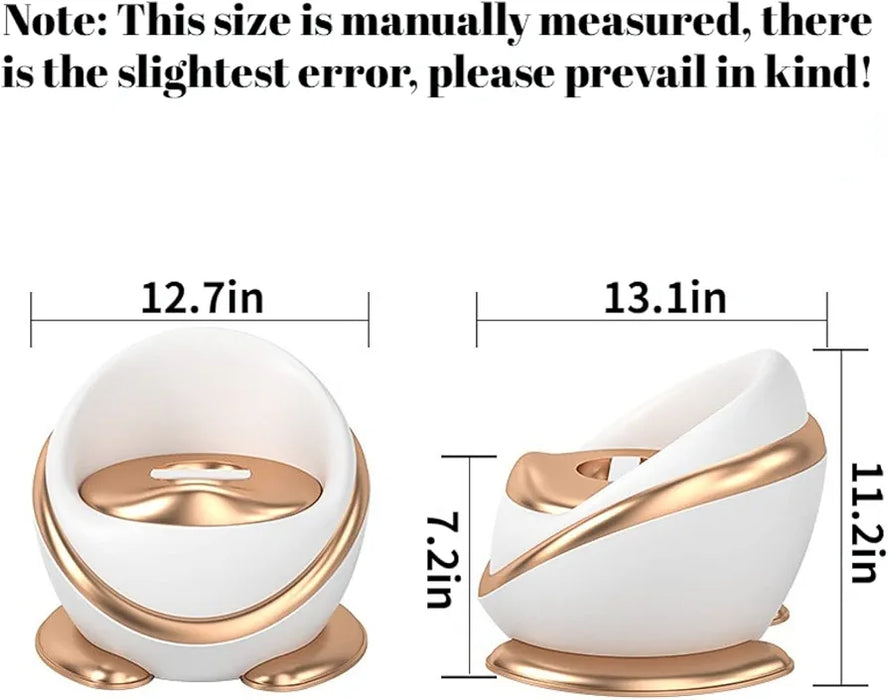 Sweet Rocket Royal Model Children's Potty, White and Brown