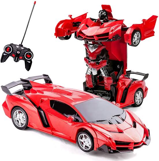 Remote Control Cars 2In1 Transformation Robots Toy Deformation Toys