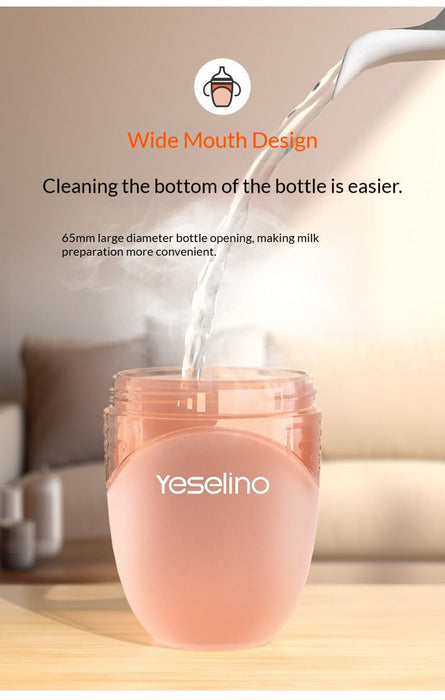 2-in-1 Yeselino Baby Sippy Cup  Anti-Choke Leak-Proof Oral-Friendly Learning Cup 24ml