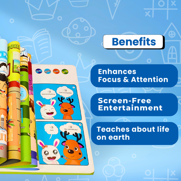 Learn & Play Educational Sound Book for Kids