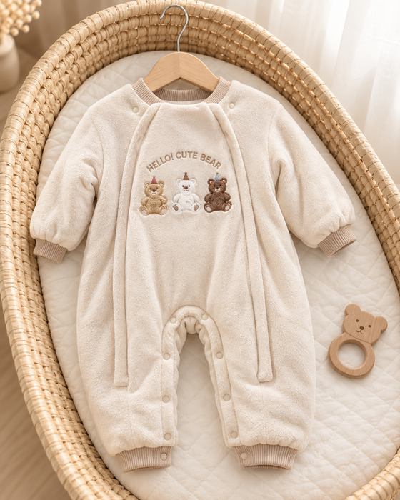 Hello! Cute Bear Heavy Romper