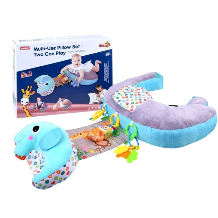 5 in 1 Baby Multi-use Pillow – Elephant
