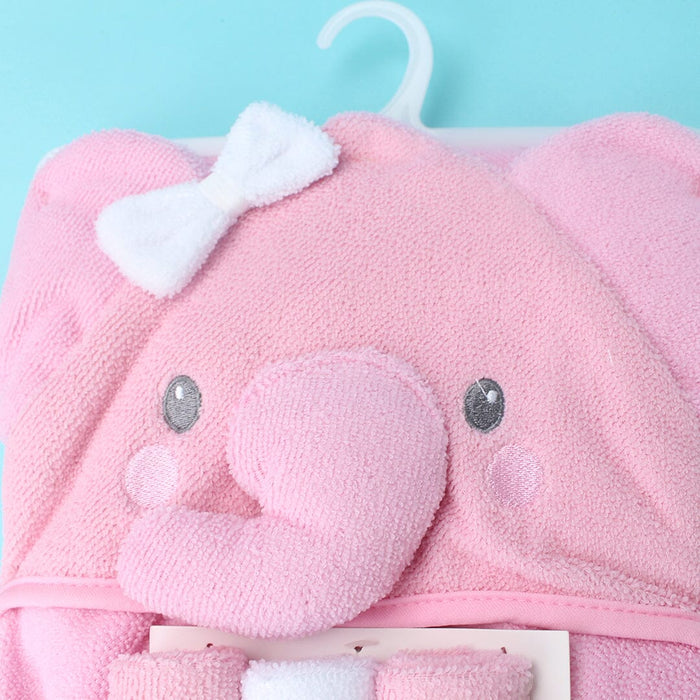 Cozy Hooded Baby Towel Set - Little People Gears